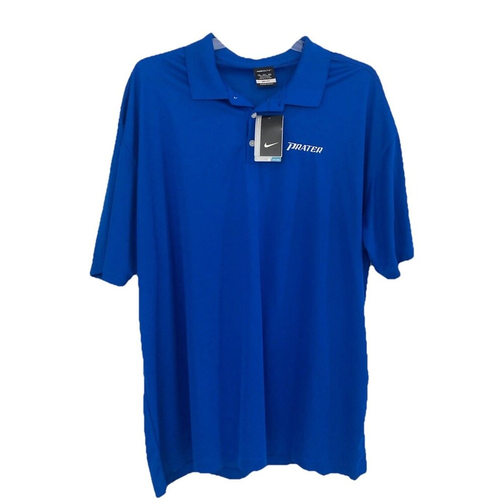Men's Nike Golf Dri Fit Polo Short Sleeve Blue Size 4XL NWT